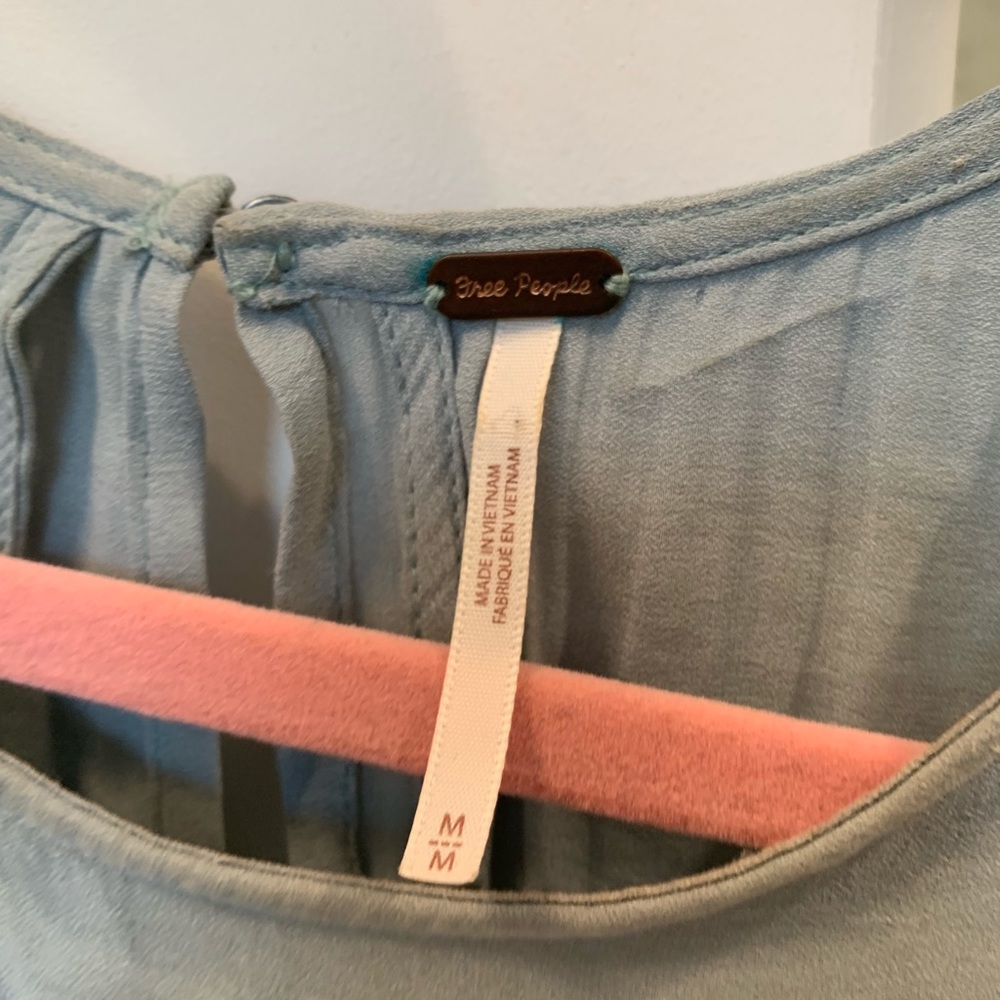 Free people blue blouse